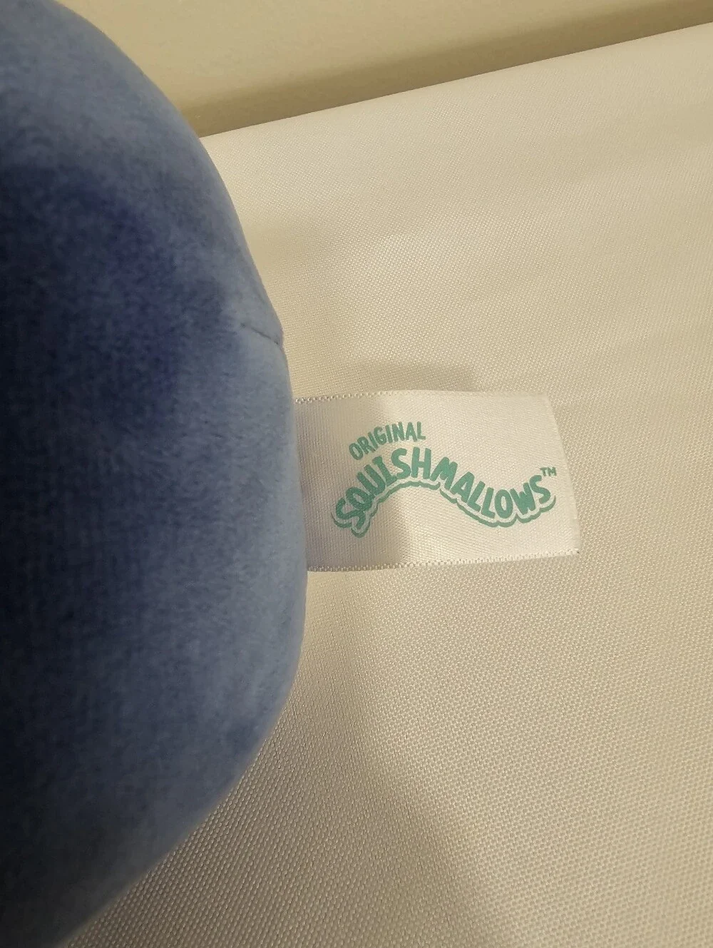 Squishmallows Blue and White Plush Penguin Pet Toy